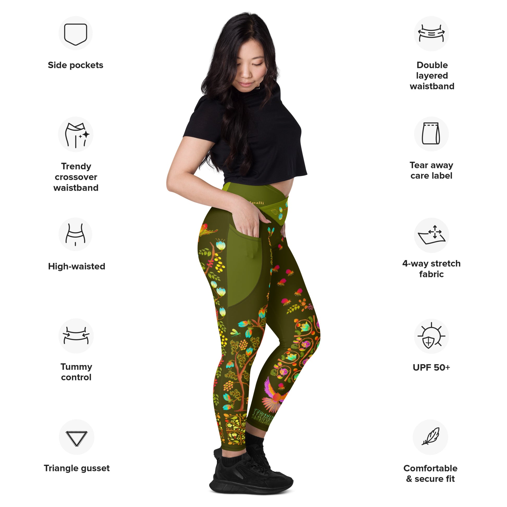 Review: All-Over-Print Leggings with Pockets by Printful 